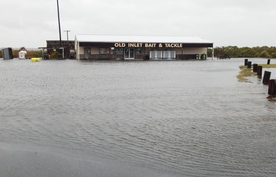 Flooding was more serious along coastal Delaware as high tides, wind and rain continued as the remnants of Hurricane Ian passed through the region in 2022.