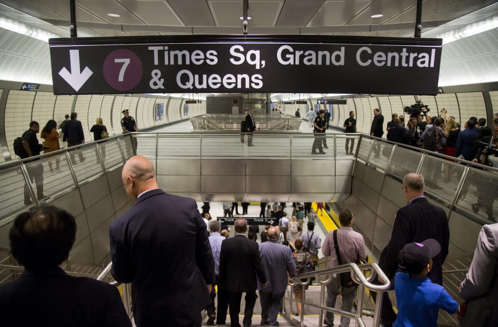 Opening Of The New Hudson Yards Subway Station