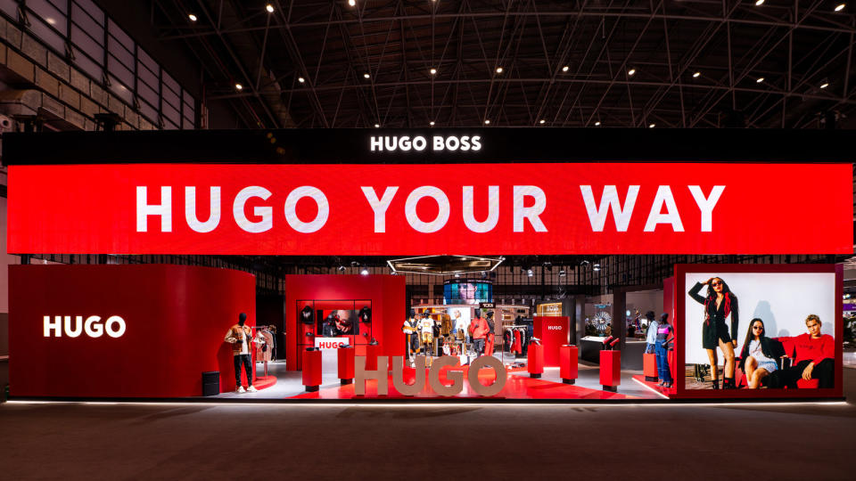 Hugo Boss made its Hainan Expo debut with a 300-square-meter pavilion.