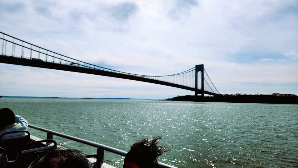 The Verrazzano-Narrows Bridge, New York City.