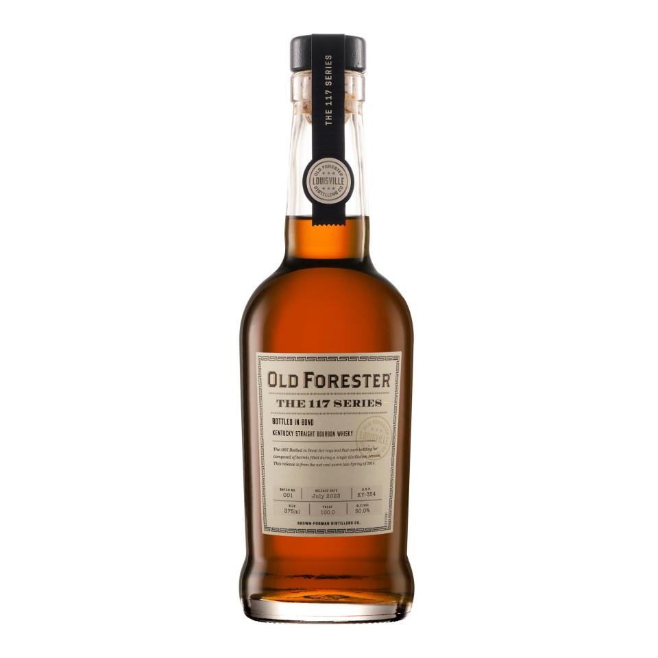 Old Forester 117 Series: Bottled in Bond is bottled at 100-proof and is available at the retail shop at Old Forester Distilling Co. and in select states for $59.99 in limited quantities and at select Kentucky stores.