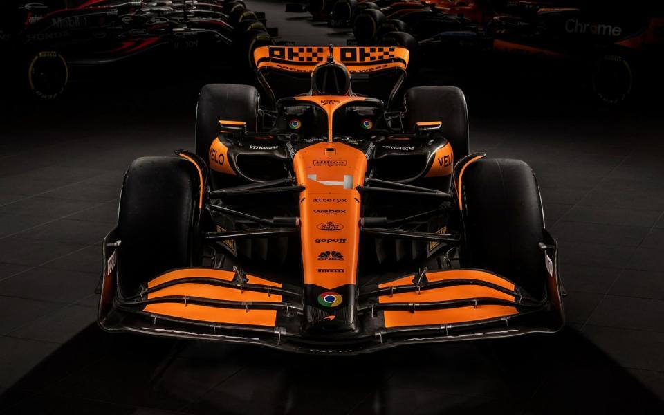 An image of McLaren's new livery