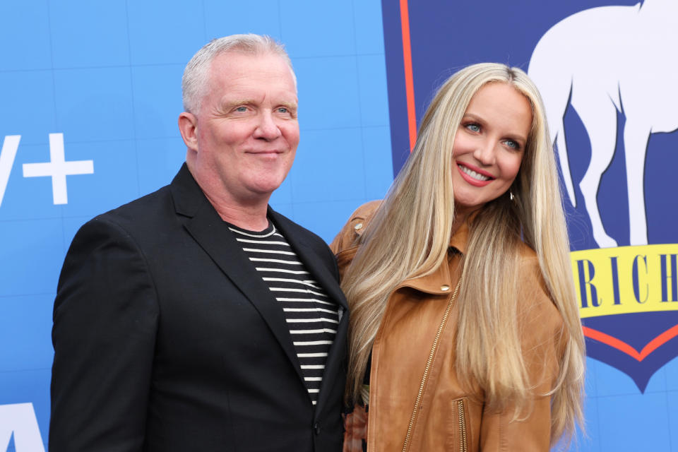 Anthony Michael Hall and Lucia Hall (Robin L Marshall / WireImage)