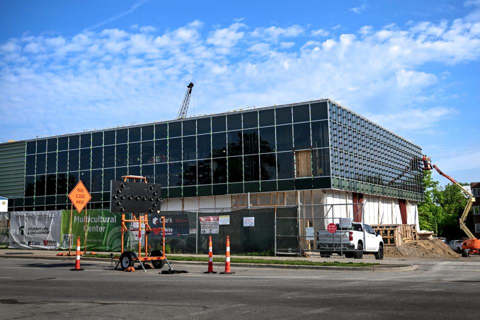 Construction of the Michigan State University Multicultural Center on Monday, May 13, 2024, in East Lansing.