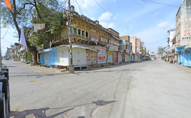 Les rues de Beawar, Rajasthan en Inde