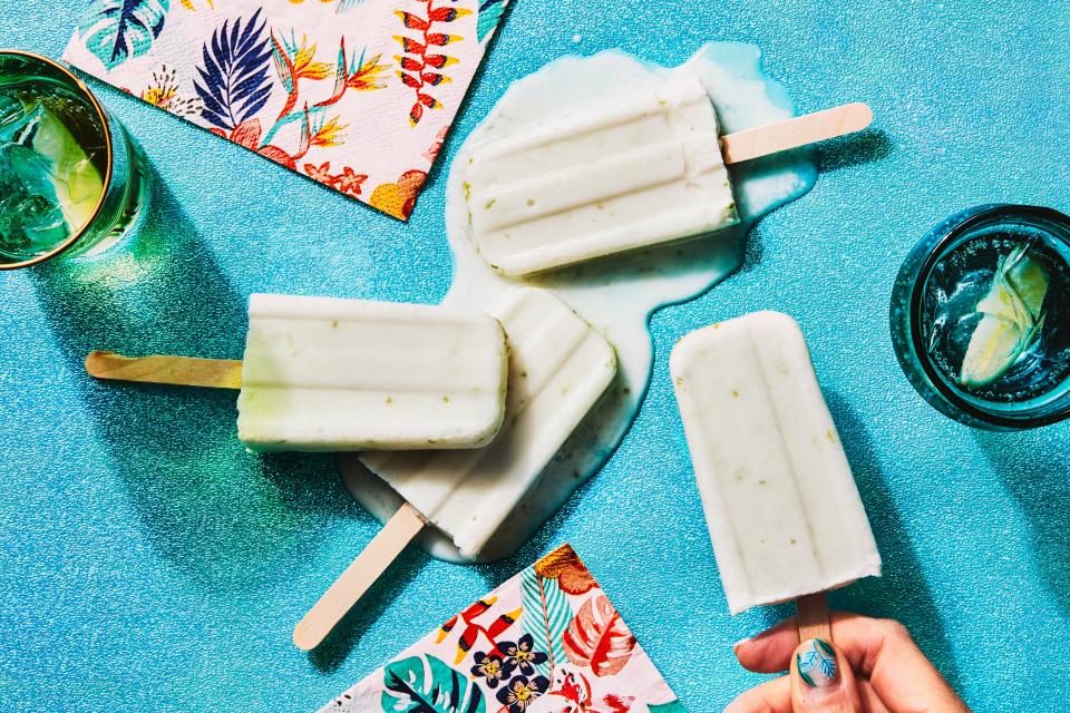 3-Ingredient Creamy Coconut-Lime Ice Pops