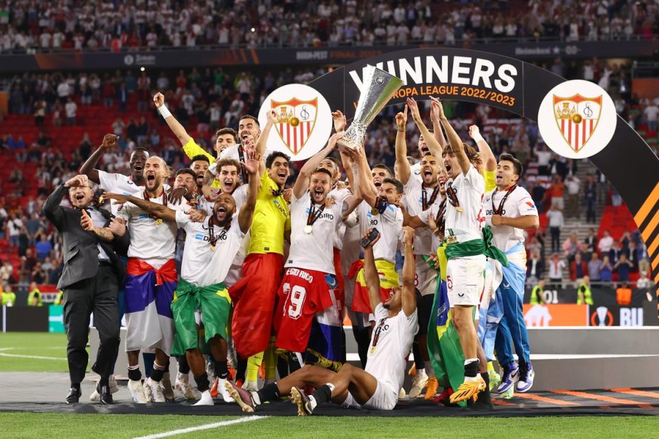 Sevilla won the Europa League back in May (Getty Images)