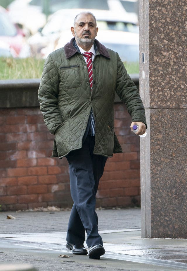 Ahmed arriving at Sheffield Crown Court in November 2021