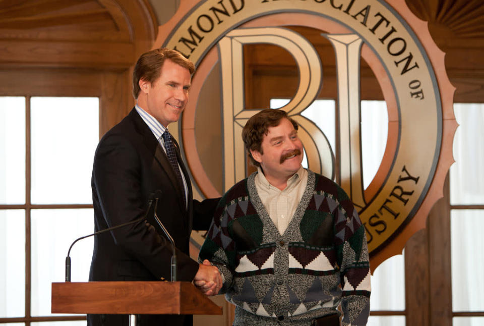 Will Ferrell and Zach Galifianakis in Warner Bros. Pictures' "The Campaign" - 2012