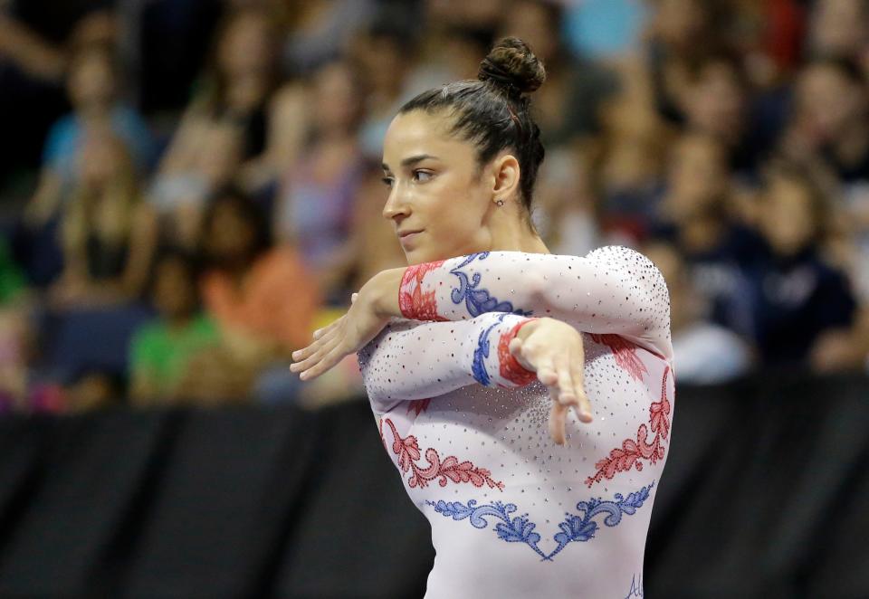 Aly Raisman.