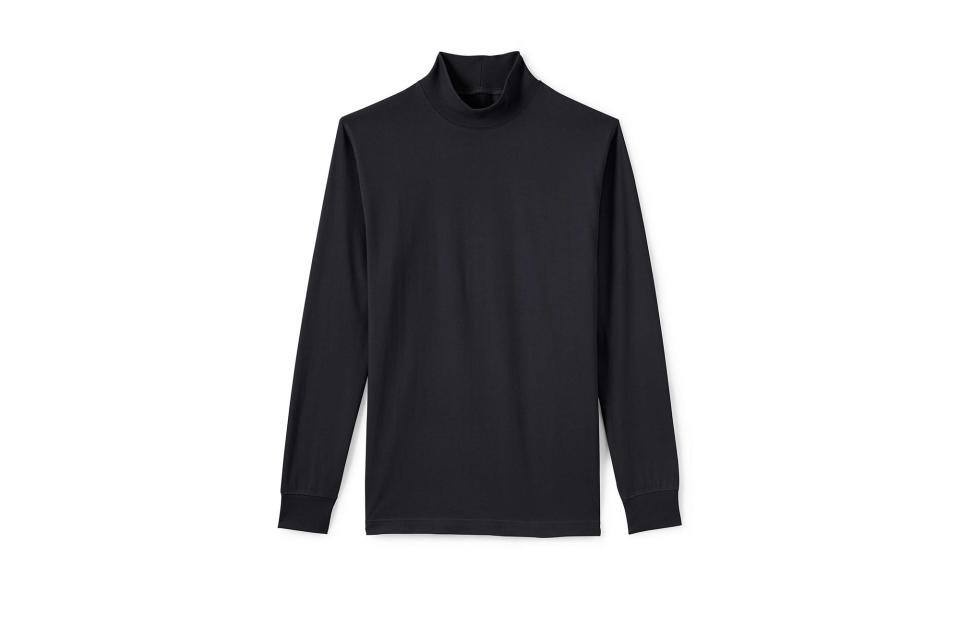 Land's End Super-T mock turtleneck (was $28, now 39% off)