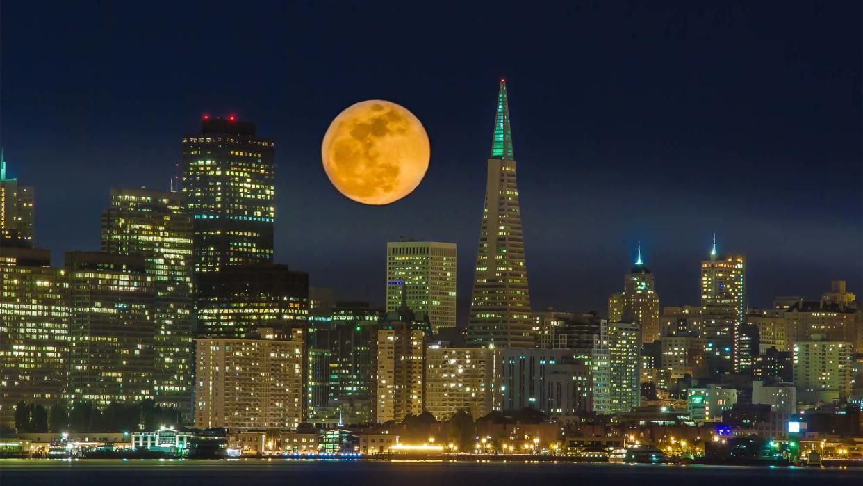 Hottest markets October 2016. Full moon San Francisco.