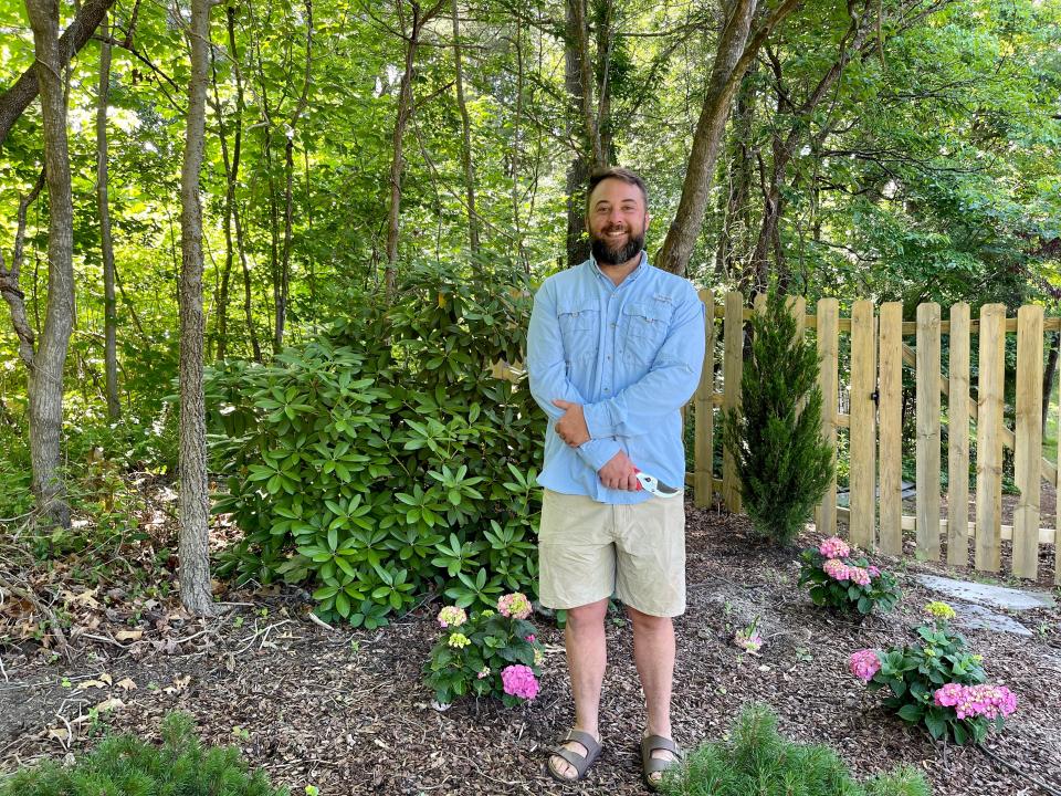 Alex Gottfried is a full-time counselor and owns his own landscaping business Good Roots Landscapes. Gottfried started hosting pop-up events in May and wants to connect people with the outdoors, plants and nature with his own gathering space in North Knoxville.