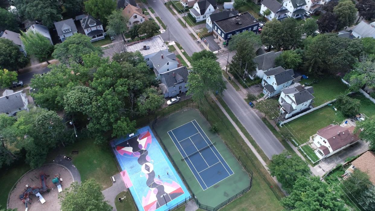 The Carter Street neighborhood in Rochester, New York.