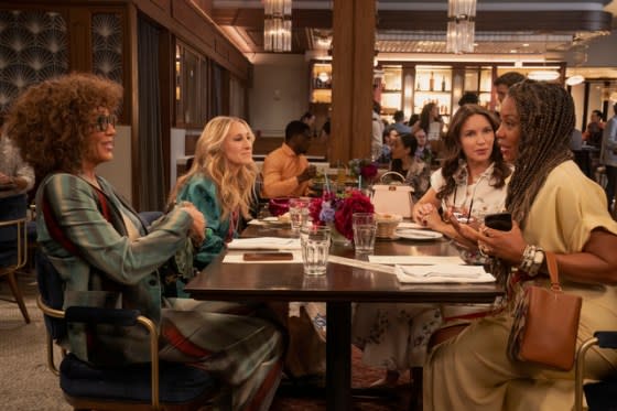 From left: Nicole Ari Parker, Sarah Jessica Parker, Kristin Davis, and Karen Pittman in <i>And Just Like That</i><span class="copyright">Craig Blankenhorn—Max</span>