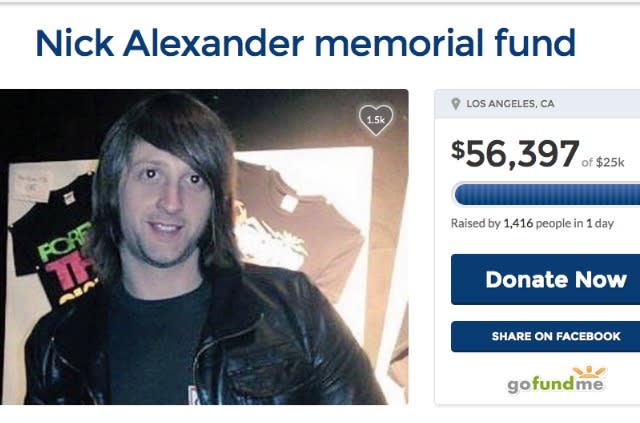 Nick Alexander Fund on Go Fund Me