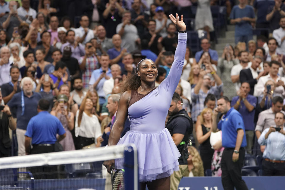 Serena Williams helped inspire a rule change in tennis that will make it easier for women to return to the game after having a child. (Photo by Greg Allen/Invision/AP)