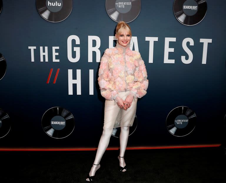 Lucy Boynton, la flamante protagonista de The Greatest Hits. La película romántica fue escrita, producida y dirigida por Ned Benson, Junto a Boyton se destacan Justin H. Min, David Corenswet y Austin Crute