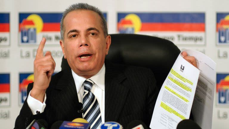 El dirigente opositor venezolano Manuel Rosales (Archivo) 