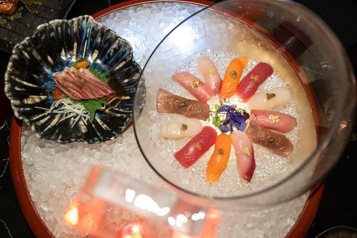 Nigiri at Experience Zuzu in downtown Detroit on Thursday, Oct. 26, 2023.