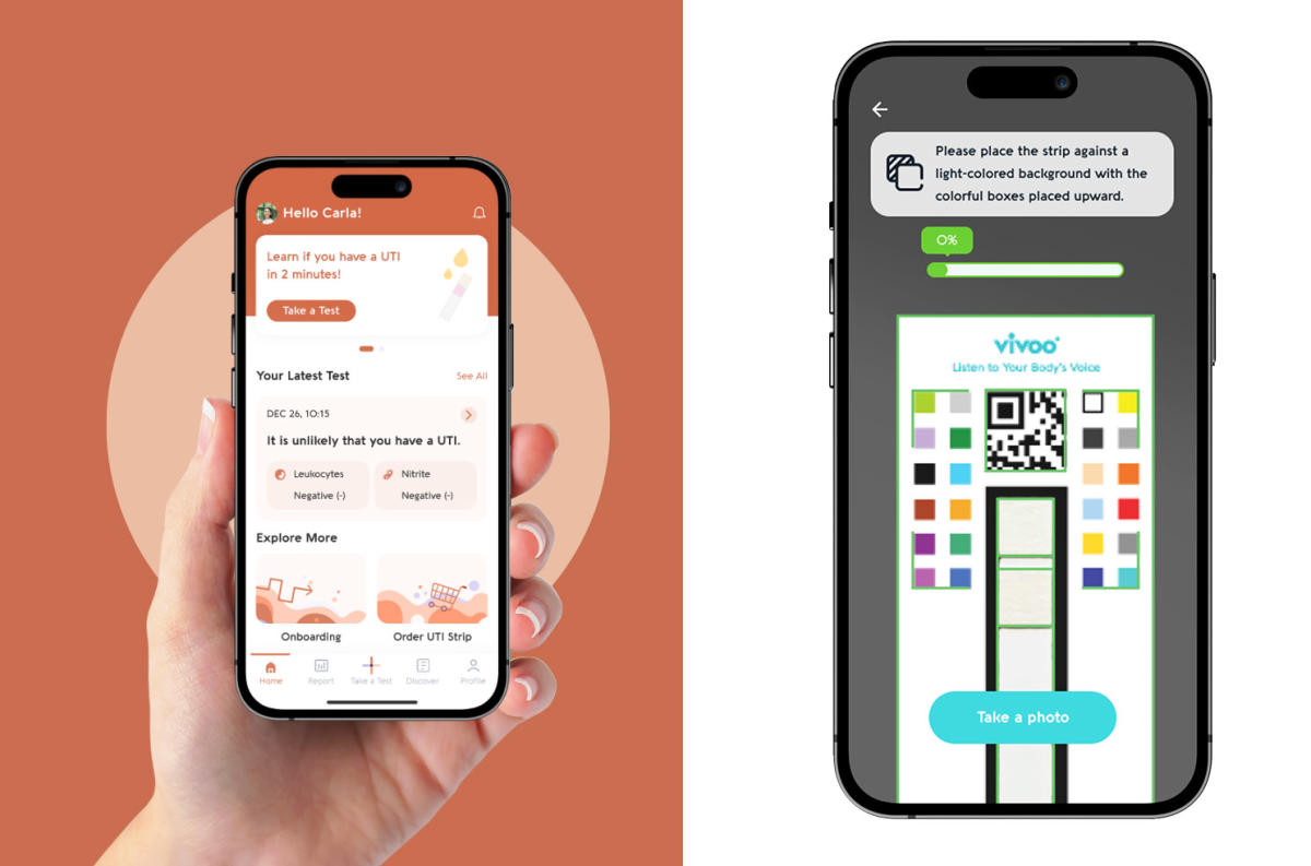 کیت و اپلیکیشن جدید تست UTI خانگی Vivoo می‌تواند به شما بگوید که آیا عفونت ادراری دارید یا خیر.