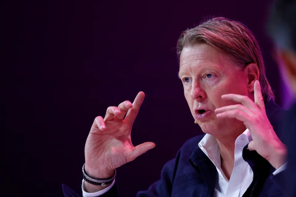Hans Vestberg, Chairman and Chief Executive Officer of Verizon, attends the Viva Technology conference dedicated to innovation and startups at Porte de Versailles exhibition center in Paris, France, June 14, 2023. REUTERS/Gonzalo Fuentes