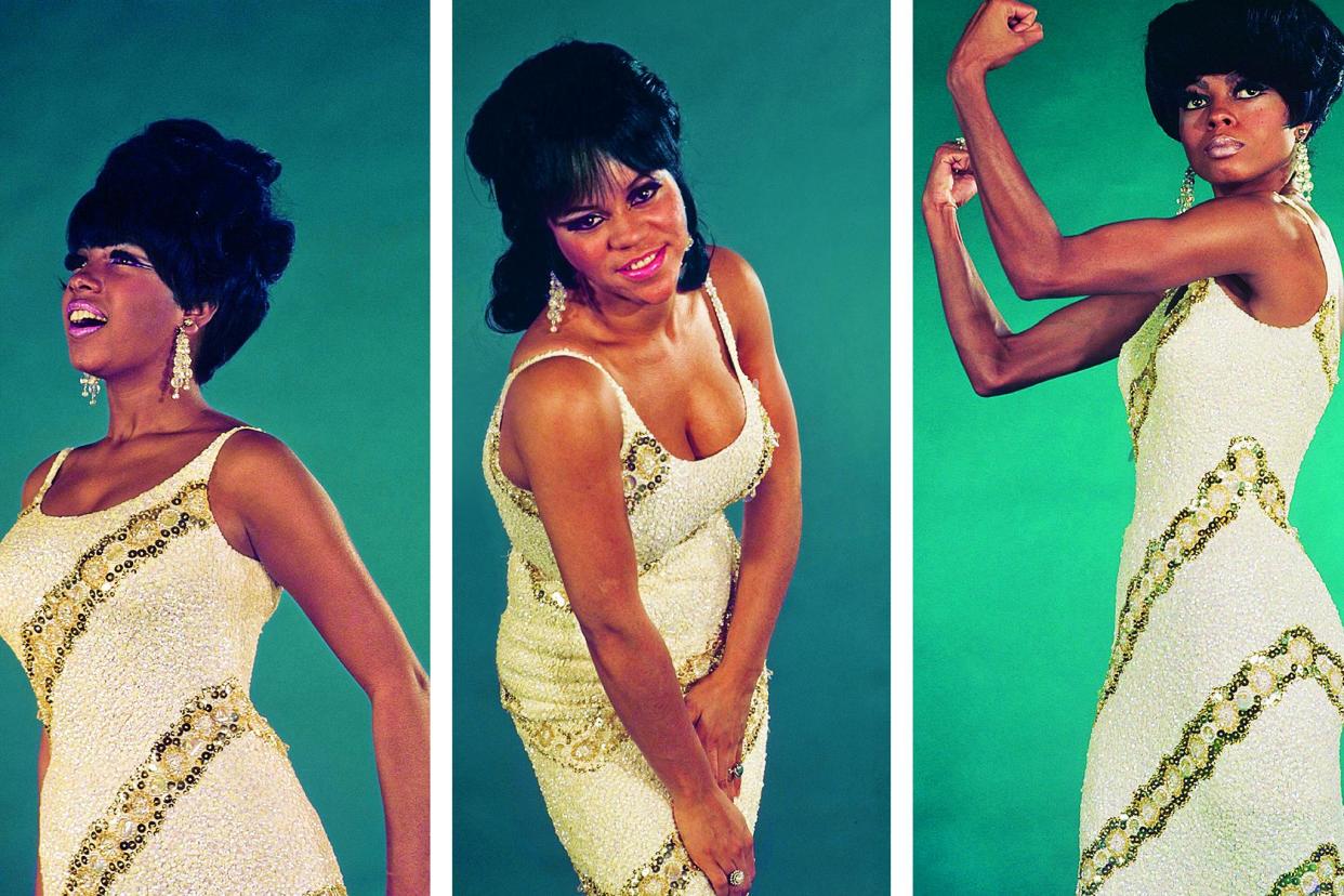 From one of the last photoshoots before original member Florence Ballard (right) left the group in 1967: Mary Wilson Collection