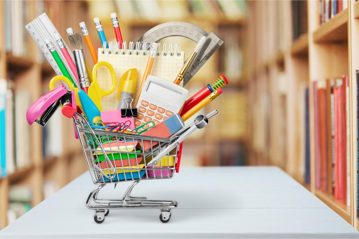 Heading to the store with a dizzying list of school supplies is worth laughing over, according to one mom’s viral video. (Photo: Getty Images)