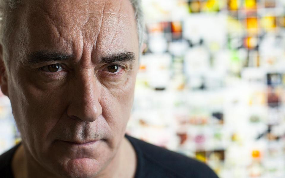 Chef Ferran Adrià has been in Barcelona for lockdown - elBulliarchive Juanjo Everman