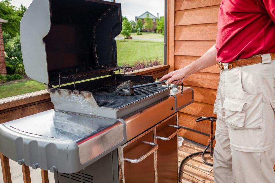 Clean and oil the grill