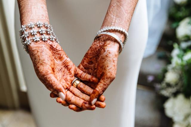 The Bride Wore a Red Lehenga, Then a Vivienne Westwood Gown at This  Indian-English Wedding