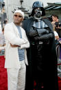 <p>Samuel L. Jackson — who plays Jedi master Mace Windu — attended the charity premiere of <i>Star Wars: Episode II — Attack of the Clone</i> on May 12, 2002 in Los Angeles. (Photo: Frederick M. Brown/Getty Images)</p>