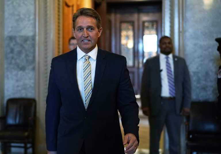 Arizona Republican Jeff Flake unleashed a broadside against Donald Trump, criticizing his attacks on the press ahead of the president's announcement of controversial "Fake News Awards"