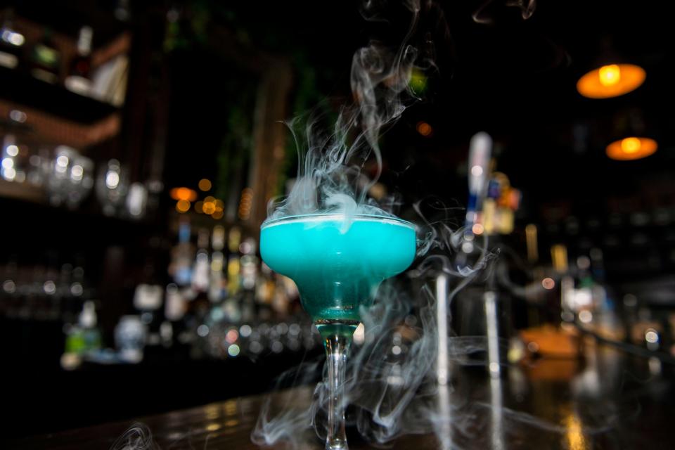 'The Blob' cocktail from The Cauldron in Philadelphia.