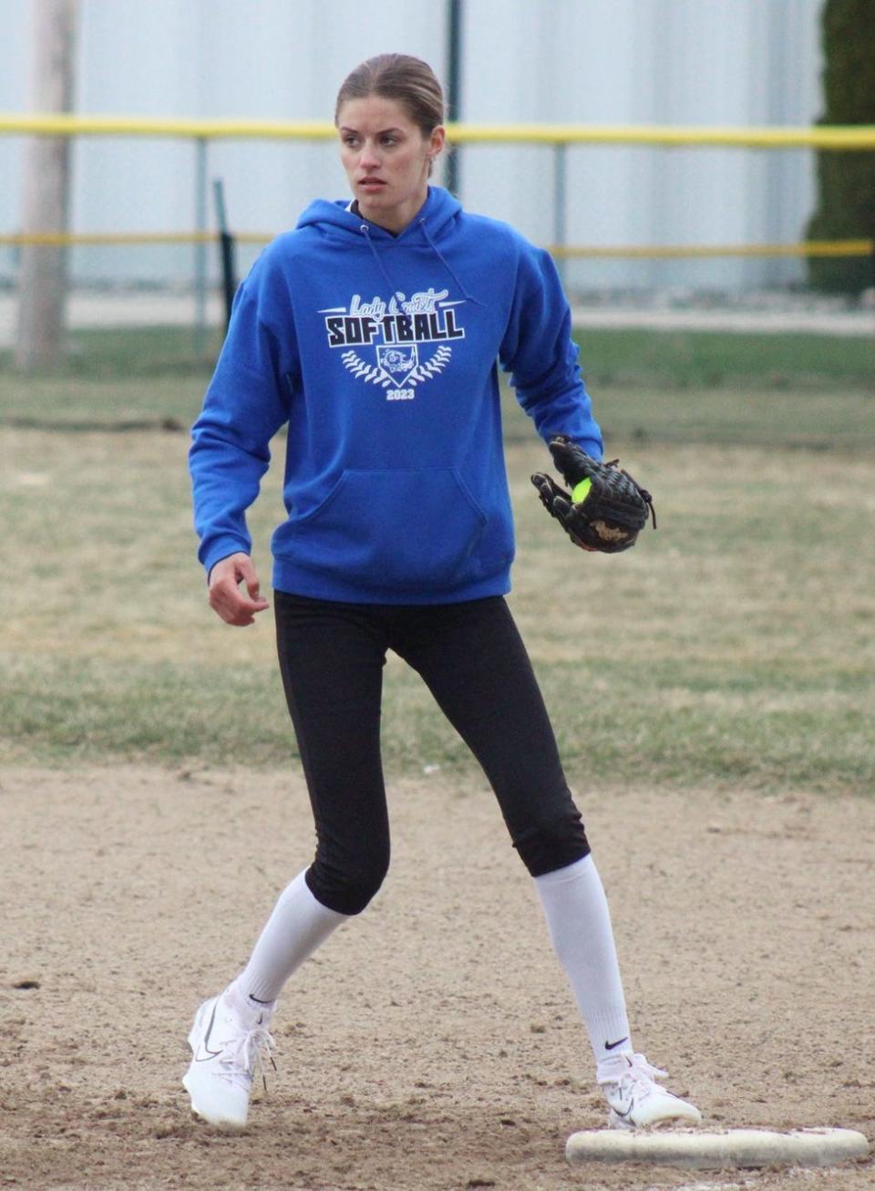 Madison Smith and Mackinaw City earned another two wins Monday when Brimley visited.
