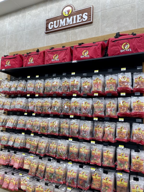 Buc-ee's wall of gummies<p>Krista Marshall</p>