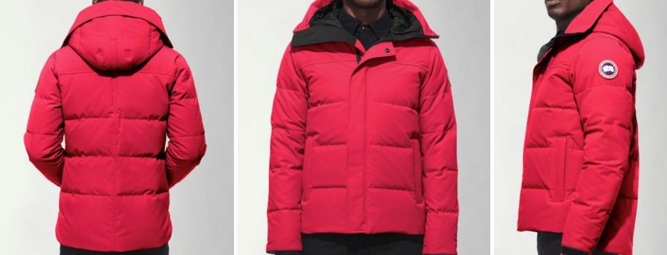 The red/orange Canada Goose Jacket similar to the one worn by Keane Mulready-Woods when he was last seen on Sunday(PA)