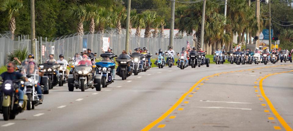 The Warrior Beach Retreat in March honored wounded veterans with a parade starting in Panama City Beach and ending in Panama City.