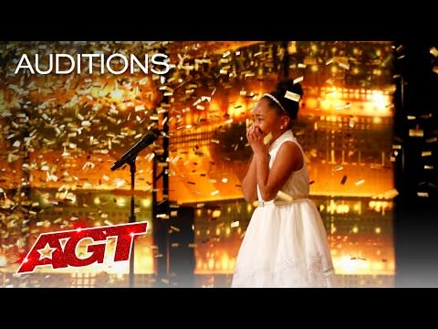 <p>The 9-year-old opera singer made <em>AGT </em>history after making her debut on the sixth episode of auditions. Typically, every judge and host gets only one golden buzzer per season. But because everyone loved Victory's performance so much, Simon decided to bend the rules just this once for the young artist. "Victory, as I said, turning up, in terms of your career, is really important; however, we're not going to give you a yes today," Simon told the singer. "We're going to do something else we've never, ever, ever done on the show before. We are all going to give you something special."</p><p><a href="https://www.youtube.com/watch?v=vrRfBmMWpLY&t=226s" rel="nofollow noopener" target="_blank" data-ylk="slk:See the original post on Youtube;elm:context_link;itc:0;sec:content-canvas" class="link ">See the original post on Youtube</a></p>