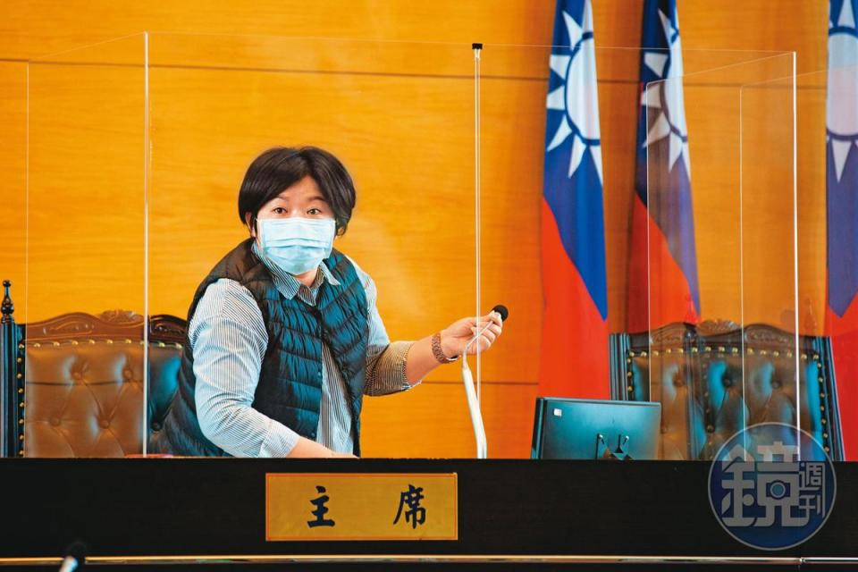 現任台中市副議長的顏寬恒胞妹顏莉敏（圖），也被視為立委補選的熱門人選之一。