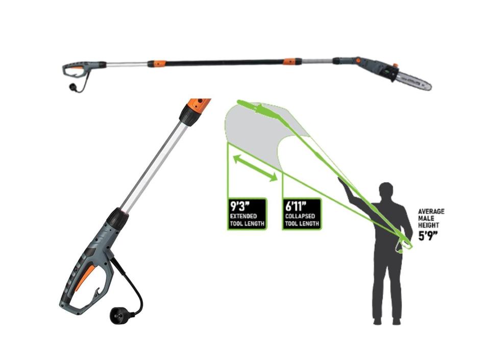 This electric pole saw makes pruning a snap. (Source: Amazon)