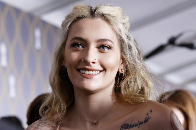 Paris Jackson arrives on the red carpet at The 75th Annual Tony Awards at Radio City Music Hall in 2022 in New York City. File Photo by John Angelillo/UPI