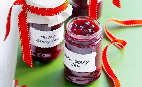 Triple berry jam