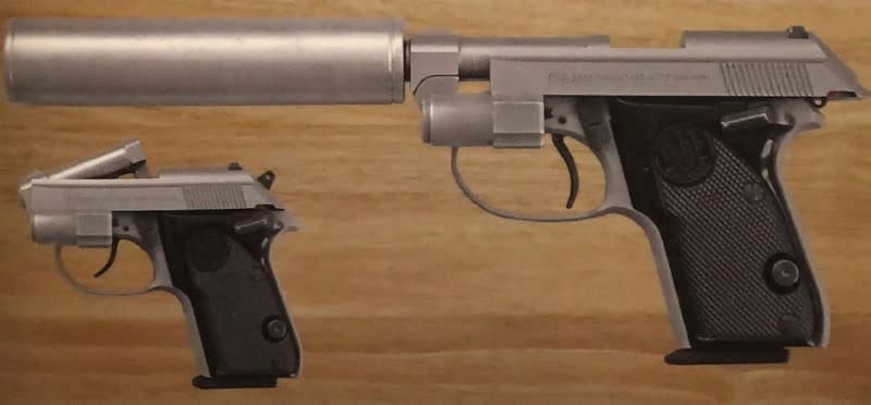 Detectives are appealing for information after five deactivated guns used in James Bond movies were stolen from a residential address in Enfield