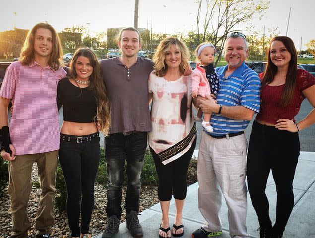 <p>Ashlyne Wallen Instagram</p> Cody Wood, Ashlyne Wallen, Morgan Wallen, Lesli Wallen, Haven Rose Smith, Tom Wallen and Mikaela Wallen.