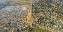 <p>Kya Sands and Bloubosrand, Johannesburg, South Africa, 2016. (Photograph by Johnny Miller/Caters News) </p>