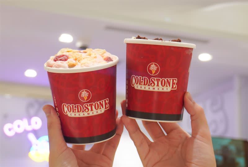 COLD STONE桶裝分享日，3/8桶裝冰淇淋買一送一，7-ELEVEN酷聖石複合店同享優惠，當天享樂桶買一送一。（圖／品牌業者提供）