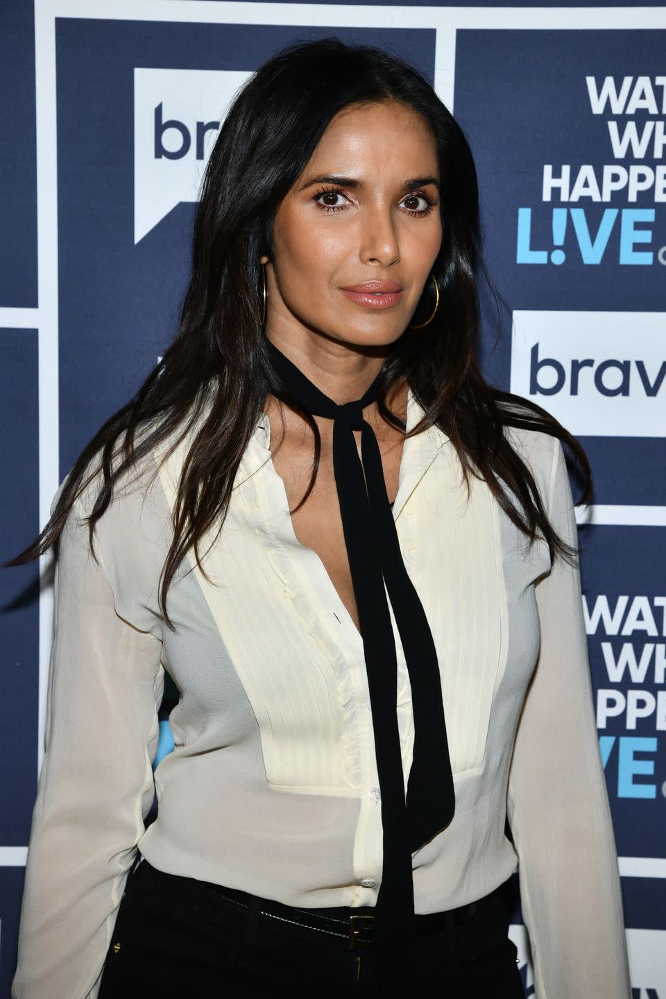 <p>If your hair is long and straight, like writer <strong>Padma Lakshmi's</strong>, you can still give it definition. Add a lightweight texturizing cream to the ends to define your hair. </p><p><a class="link " href="https://go.redirectingat.com?id=74968X1596630&url=https%3A%2F%2Fwww.nordstrom.com%2Fs%2Fbumble-and-bumble-dont-blow-it-fine-hair-styler%2F4663716&sref=https%3A%2F%2Fwww.goodhousekeeping.com%2Fbeauty%2Fhair%2Fg2553%2Fhairstyles-for-thin-hair%2F" rel="nofollow noopener" target="_blank" data-ylk="slk:SHOP TEXTURE CREAM;elm:context_link;itc:0;sec:content-canvas">SHOP TEXTURE CREAM</a></p>