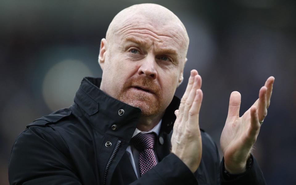 Sean Dyche, who has emerged as the favourite to replace Frank Lampard at Everton - Sean Dyche set to be Everton manager after Marcelo Bielsa rejection - Martin Rickett/PA