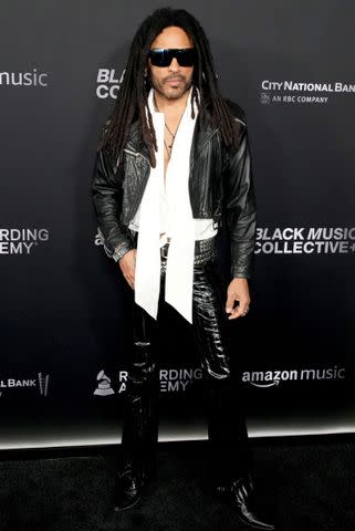 <p>Jeff Kravitz/FilmMagic</p> Lenny Kravitz at the Recording Academy Honors in Los Angeles on Feb. 1, 2024